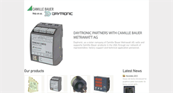 Desktop Screenshot of camillebauer-usa.com